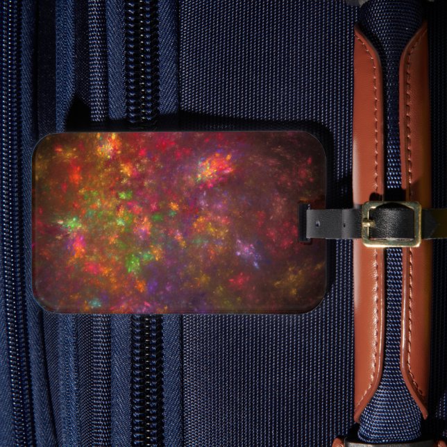 Beautiful abstract luggage tag (Front Insitu 4)