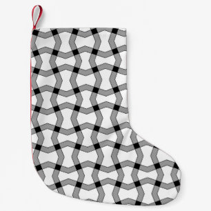 Beautiful abstract ornamental background, black, g small christmas stocking