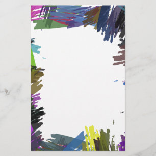 Beautiful Abstract Paint Brush Colours Flyer