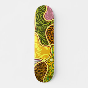 Beautiful Abstract Shapes Skateboard
