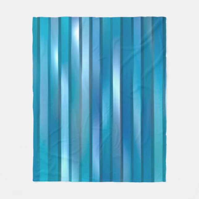 Beautiful abstract vertical blue background with l fleece blanket (Front)