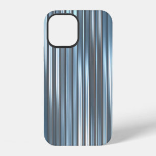 Beautiful abstract vertical blue background with l iPhone 12 case