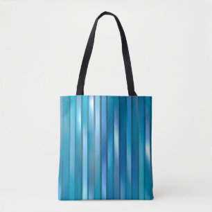 Beautiful abstract vertical blue background with l tote bag