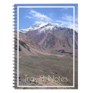 Beautiful Aconcagua National Park View, Argentina Notebook