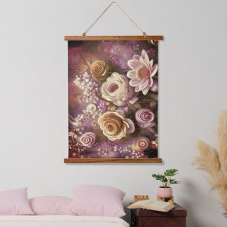 Beautiful Acrylic Flower Pattern Hanging Tapestry