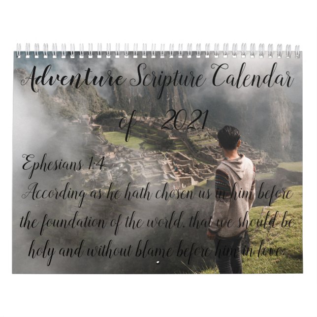 Beautiful Adventure Scripture Calendar (Cover)