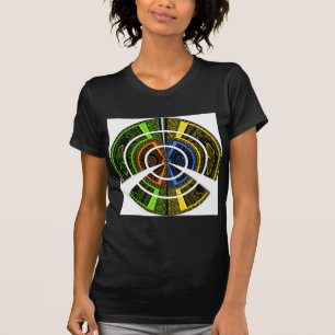 Beautiful African colourful Circular Illustrations T-Shirt