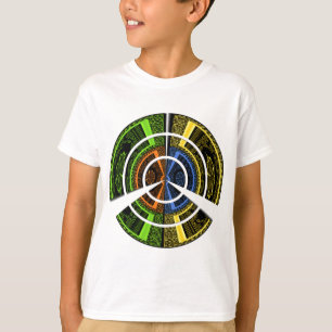 Beautiful African colourful Circular Illustrations T-Shirt