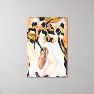 Beautiful African Ladies Canvas Print Art Painting