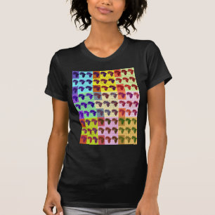 Beautiful African Map Chequered Pap art ethnic T-Shirt