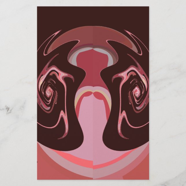 Beautiful African Maroon Motif Print Design (Front)