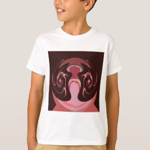 Beautiful African Maroon Motif Print Design T-Shirt