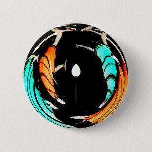 Beautiful African Motif Art Print 6 Cm Round Badge