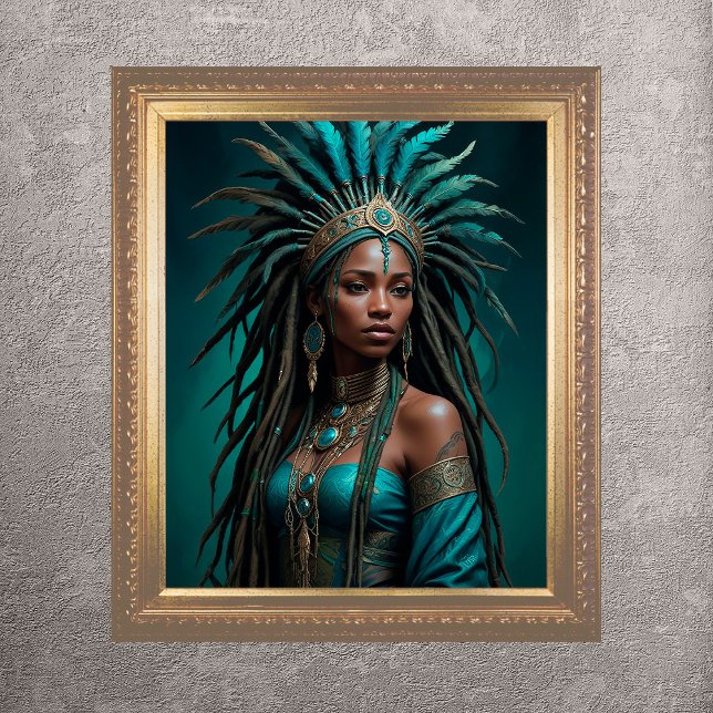 Beautiful African Queen Poster (Creator Uploaded)