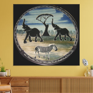 Beautiful African Safari Wild Jungle Life Canvas Print
