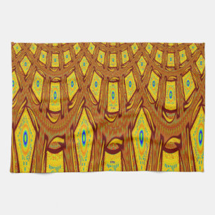 Beautiful African Tribal Motif Tea Towel