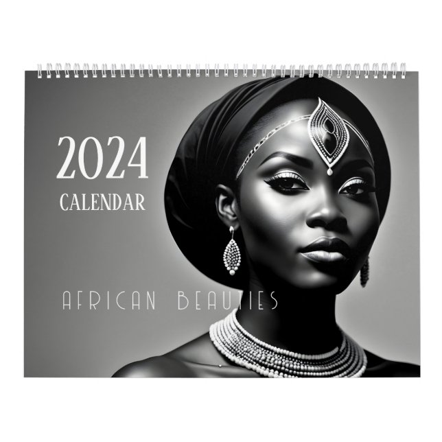 Beautiful African woman Calendar (Cover)