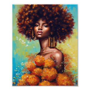 Beautiful African Woman Photo Print