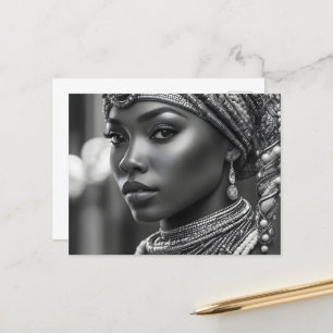 Beautiful African woman Postcard