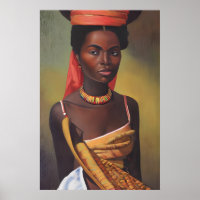 Beautiful African woman