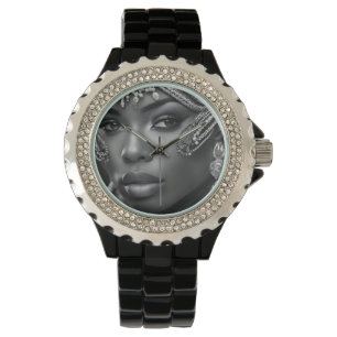 Beautiful African woman Watch