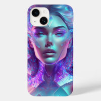 Beautiful Ai Art Pretty Icy Glass like Woman