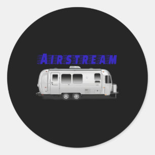 Beautiful Airstream Classic Round Sticker