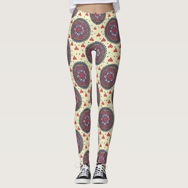 beautiful allover design leggings (Front)