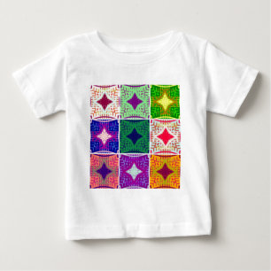 Beautiful Amazing African Chequered Print pattern Baby T-Shirt