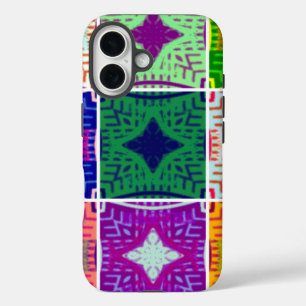 Beautiful Amazing African Chequered  Print pattern iPhone 16 Case