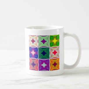 Beautiful Amazing African Chequered  Print pattern Coffee Mug