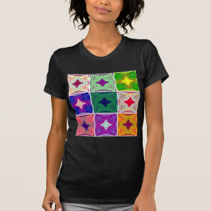 Beautiful Amazing African Chequered Print pattern T-Shirt