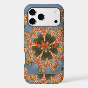Beautiful amazing African colourful Giraffe blank
