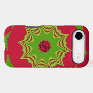 Beautiful amazing African ethnic tribal red Art