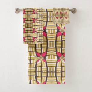 Beautiful Amazing African Tribal Print colourful  Bath Towel Set