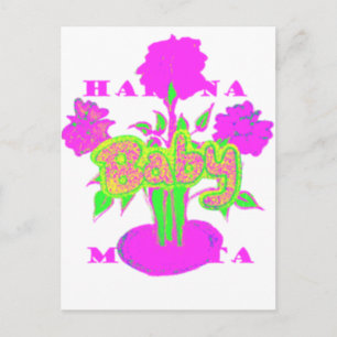 Beautiful Amazing Baby Pink Inspirational Floral Postcard