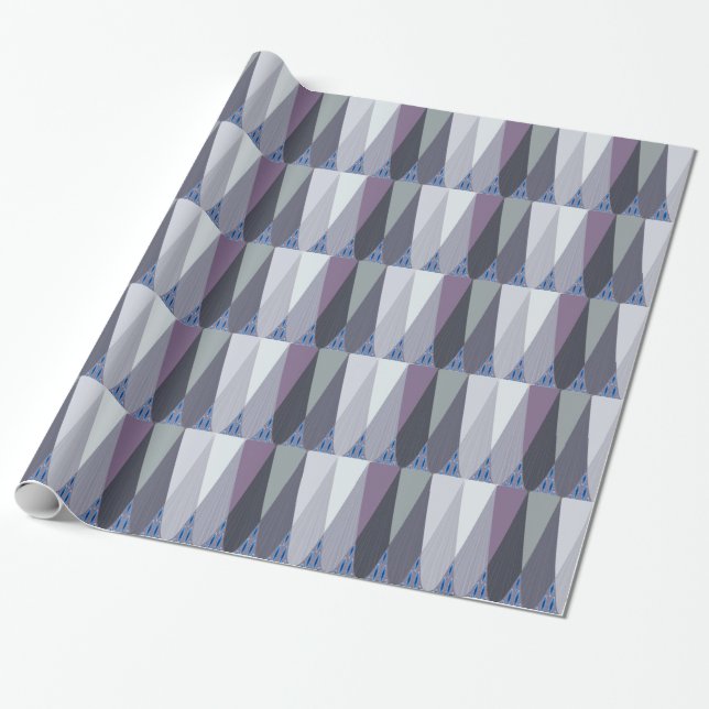 Beautiful Amazing Chevron Design Art Print Wrapping Paper (Unrolled)