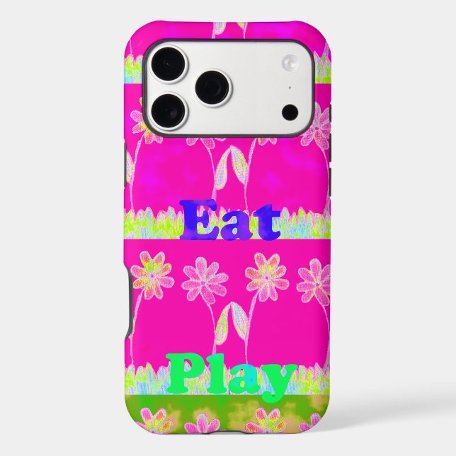 Beautiful amazing colourful Flora text quote desig (Back)