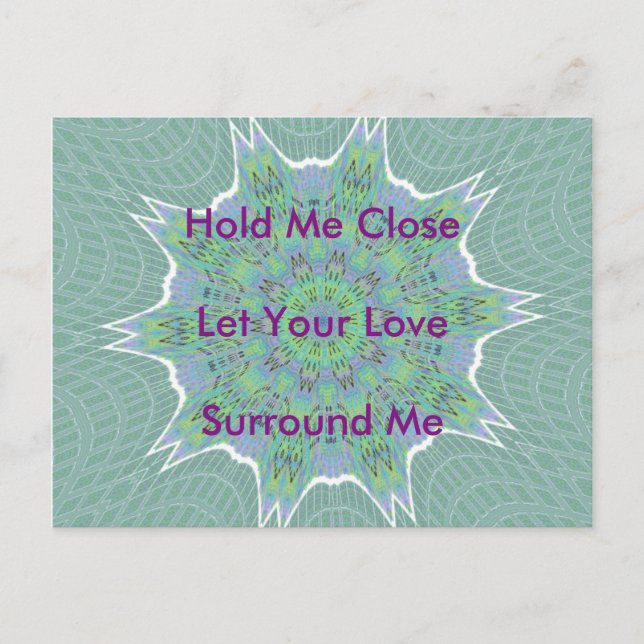 Beautiful Amazing Cool Green Floral pattern Design Postcard (Front)
