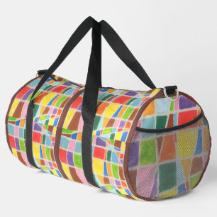 Beautiful Amazing Cool Happy Earth Colours Collage Duffle Bag