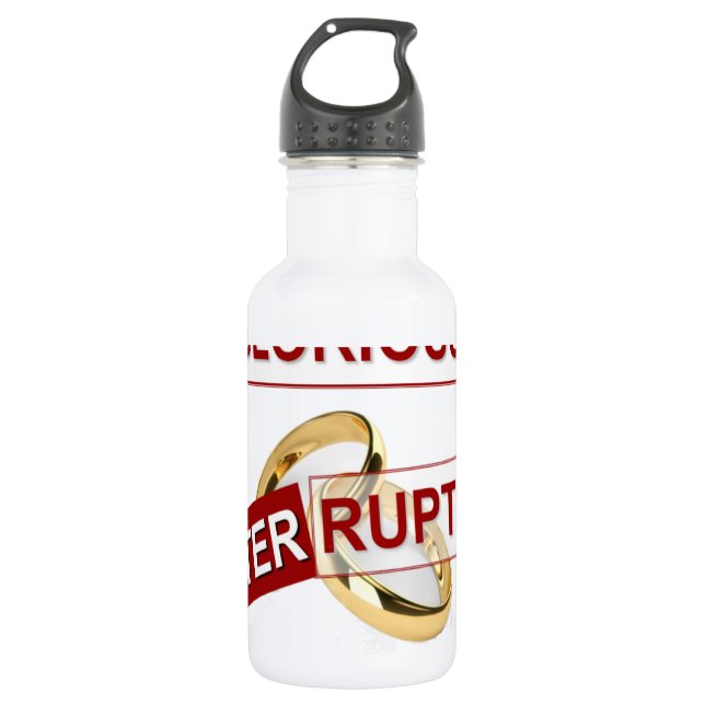 Beautiful amazing customisable Trendy Art Design  532 Ml Water Bottle (Front)