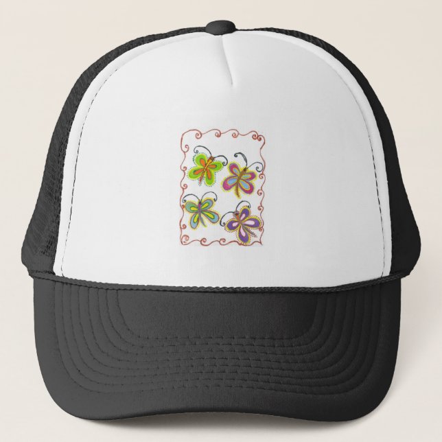 Beautiful amazing Cute Butterfly Art: Perfect Gift Trucker Hat (Front)