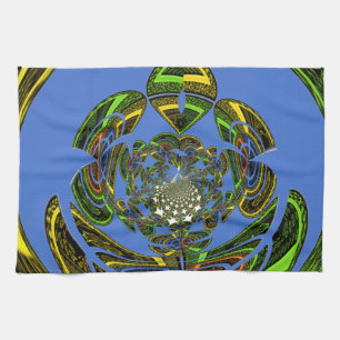 Beautiful amazing cute nice African Blue Design Tea Towel