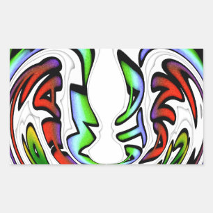 Beautiful Amazing Design Have a Nice Day Colourful Rectangular Sticker