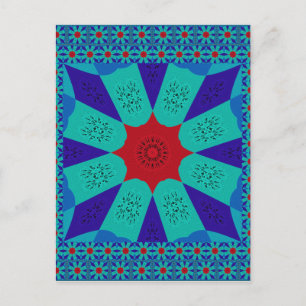 Beautiful Amazing Egyptian Feminine Design Colour Postcard