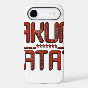 Beautiful Amazing Embossed Red Hakuna Matata Text