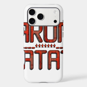 Beautiful Amazing Embossed Red Hakuna Matata Text 