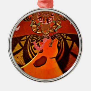 Beautiful Amazing Giraffe  love safari animals  Metal Tree Decoration