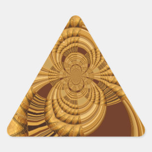 Beautiful amazing Giraffe vector Kaleidoscope art Triangle Sticker
