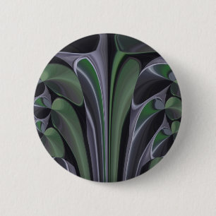Beautiful Amazing Green Aurora Texture Art Design 6 Cm Round Badge